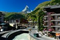 Zermatt, Vispa River and the Matterhorn